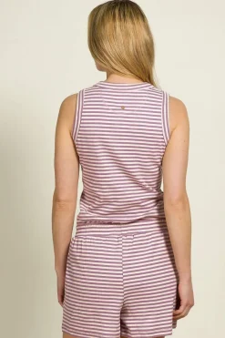 Pip Studio Tops|Trinity Ärmellos Top Little Sumo Stripe Lila Violett