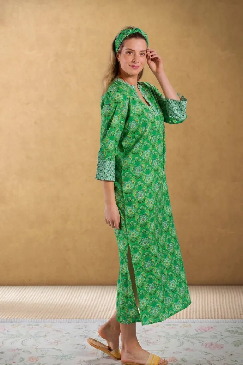 Pip Studio Kleider|Tunic Fiesta de Flamencos Grün