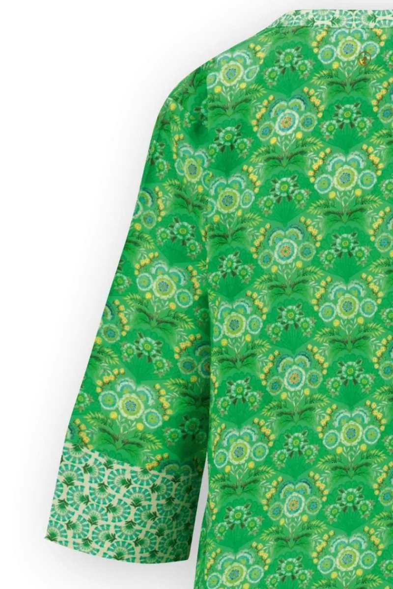 Pip Studio Kleider|Tunic Fiesta de Flamencos Grün