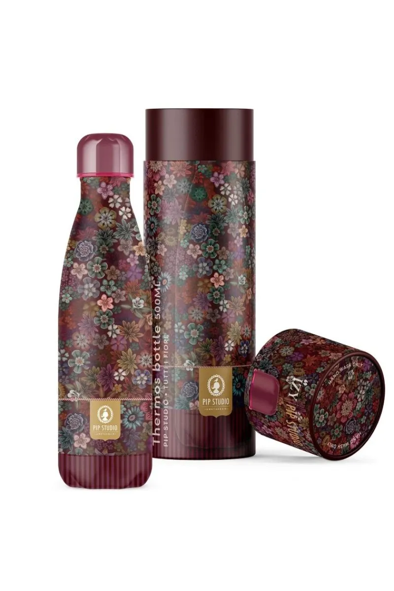 Pip Studio Thermosflaschen|Tutti i Fiori Thermosflasche Rot 500ml