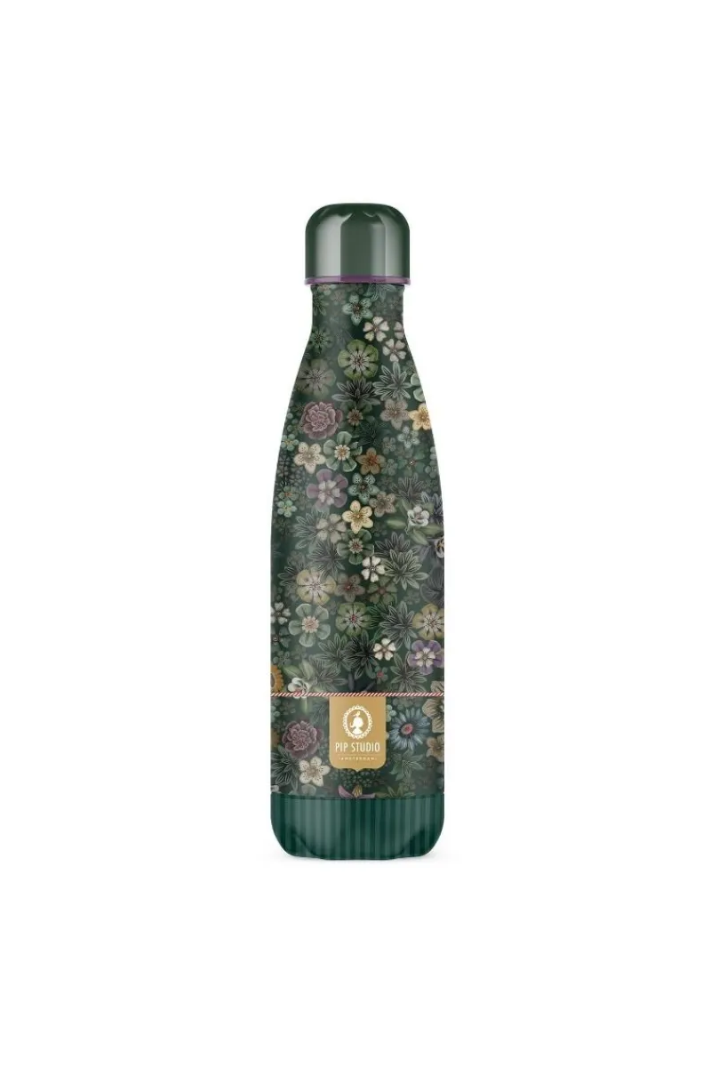 Pip Studio Thermosflaschen|Tutti i Fiori Thermosflasche Grün 500ml