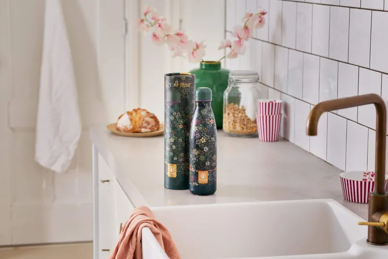 Pip Studio Thermosflaschen|Tutti i Fiori Thermosflasche Grün 500ml