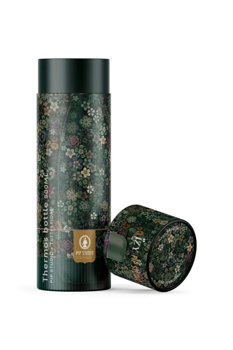 Pip Studio Thermosflaschen|Tutti i Fiori Thermosflasche Grün 500ml