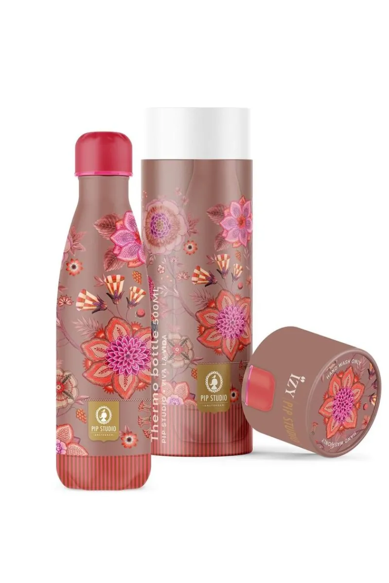 Pip Studio Thermosflaschen|Viva la Vida Thermosflasche Rosa 500ml