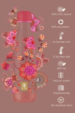 Pip Studio Thermosflaschen|Viva la Vida Thermosflasche Rosa 500ml