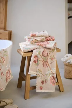 Pip Studio Waschlappen|Waschlappen Set/3 Secret Garden 16x22cm Khaki
