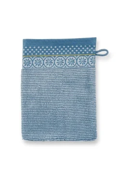 Pip Studio Waschlappen|Waschlappen Set/3 Soft Zellige /Grau 16X22cm Blau