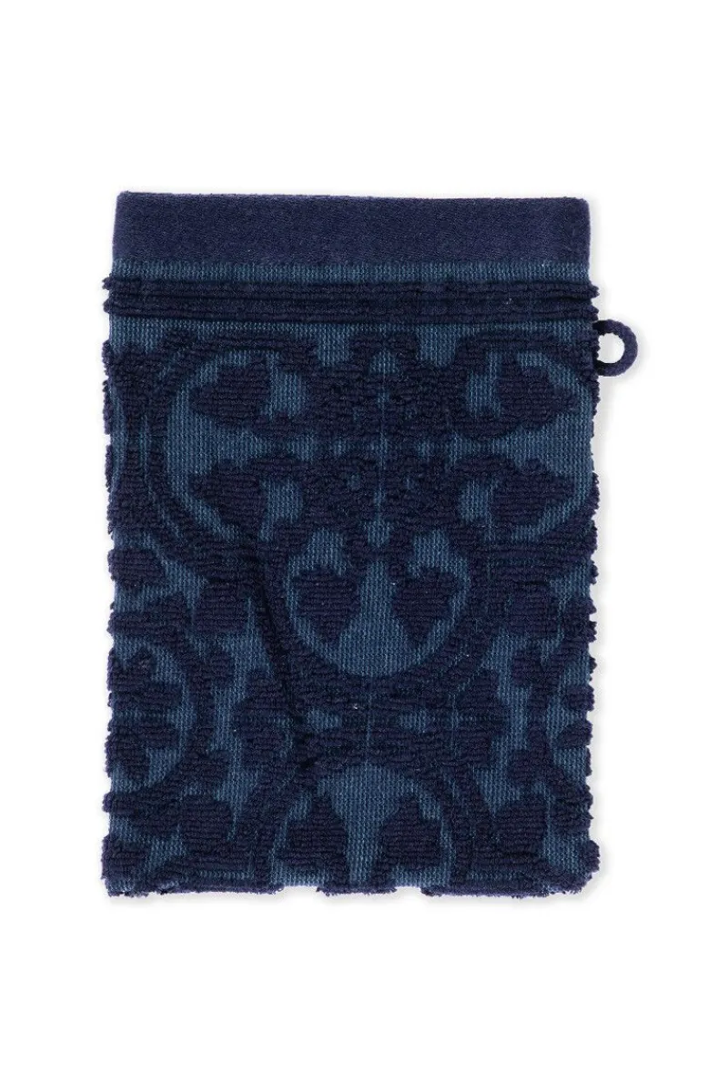 Pip Studio Waschlappen|Waschlappen Set/3 Tile de Pip Dunkel 16x22 cm Blau
