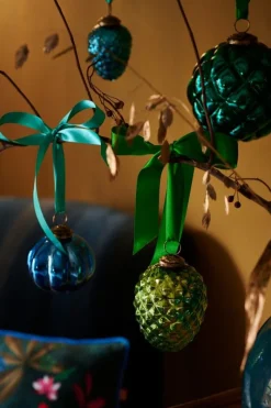 Pip Studio Weihnachten|Weihnachtskugel Glas Dunkelgrün 12.5cm