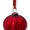 Pip Studio Weihnachten|Weihnachtskugel Glas Rot 10cm