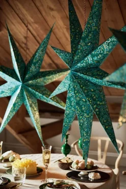 Pip Studio Weihnachten|Weihnachtsstern Papier Grün 110cm