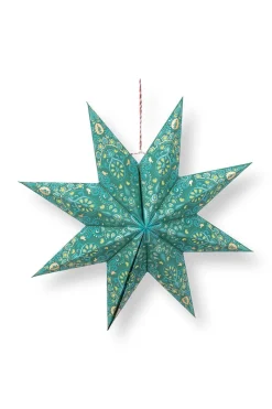 Pip Studio Weihnachten|Weihnachtsstern Papier Overall Print 60cm Grün