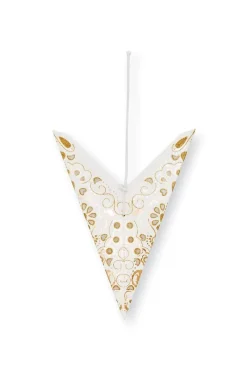 Pip Studio Weihnachten|Weihnachtsstern Weiß 60cm Gold