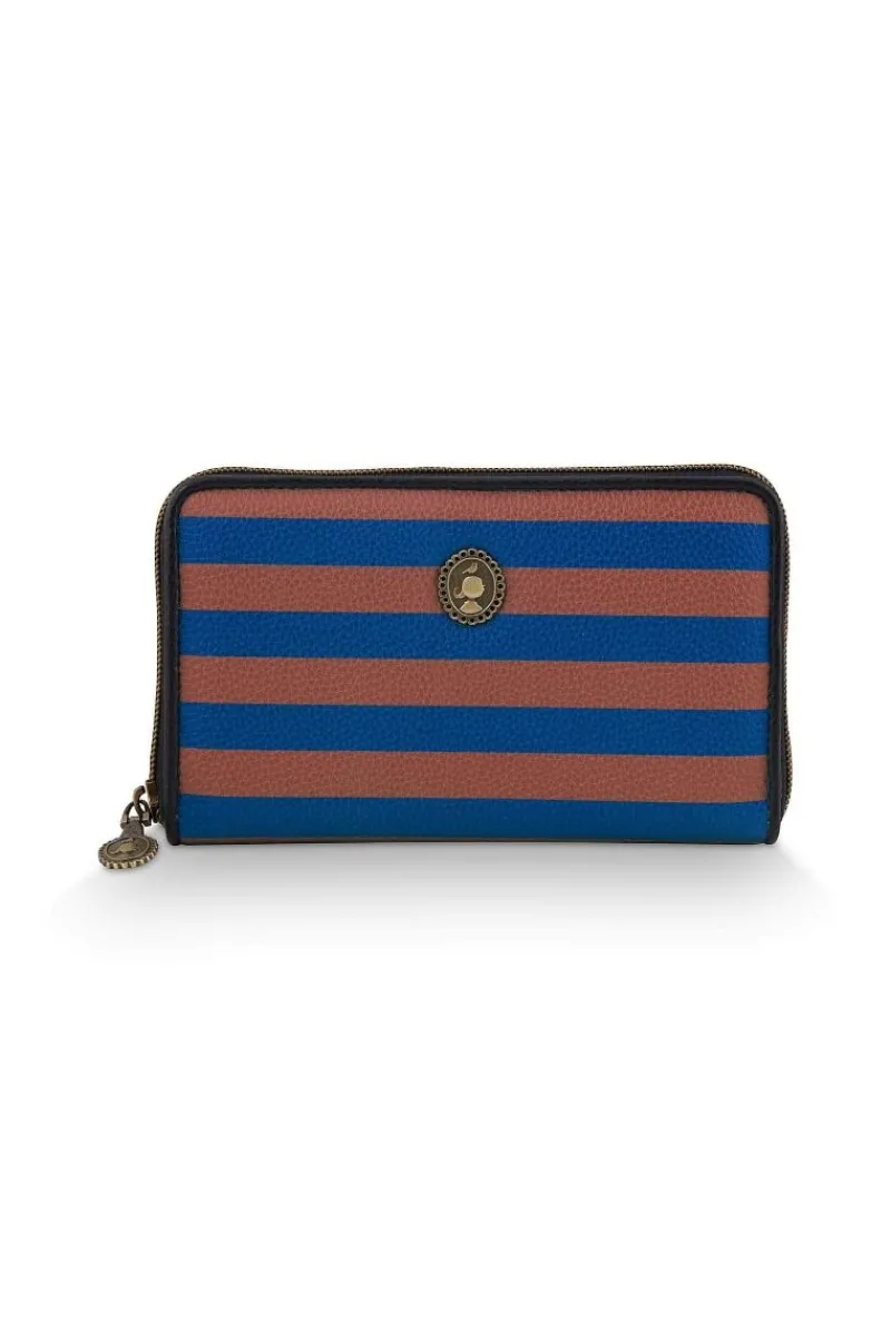 Pip Studio Taschen|Geldbörsen|Willow Geldbörse Streifen Blau
