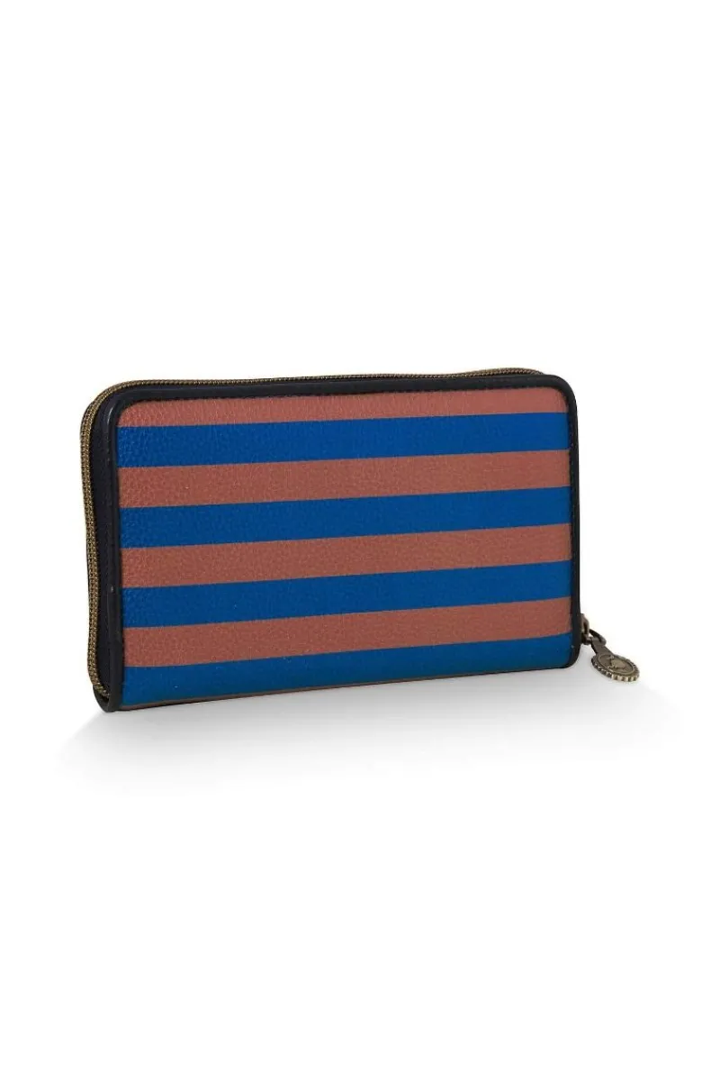 Pip Studio Taschen|Geldbörsen|Willow Geldbörse Streifen Blau