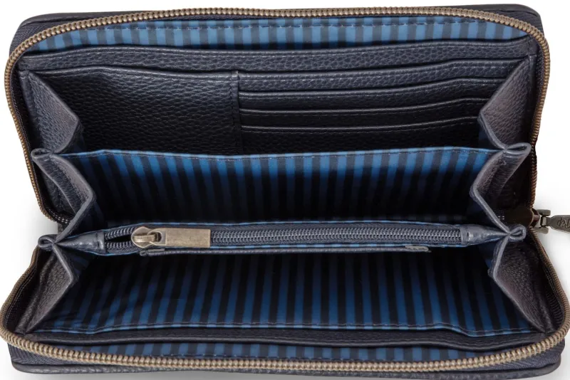 Pip Studio Taschen|Geldbörsen|Willow Geldbörse Streifen Blau