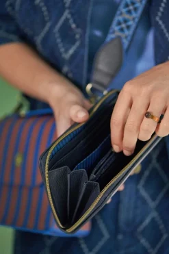 Pip Studio Taschen|Geldbörsen|Willow Geldbörse Streifen Blau