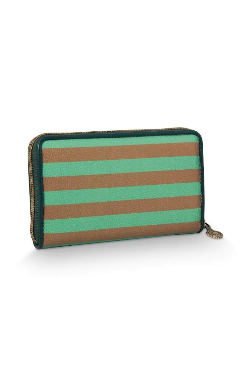 Pip Studio Taschen|Geldbörsen|Willow Geldbörse Streifen Grün