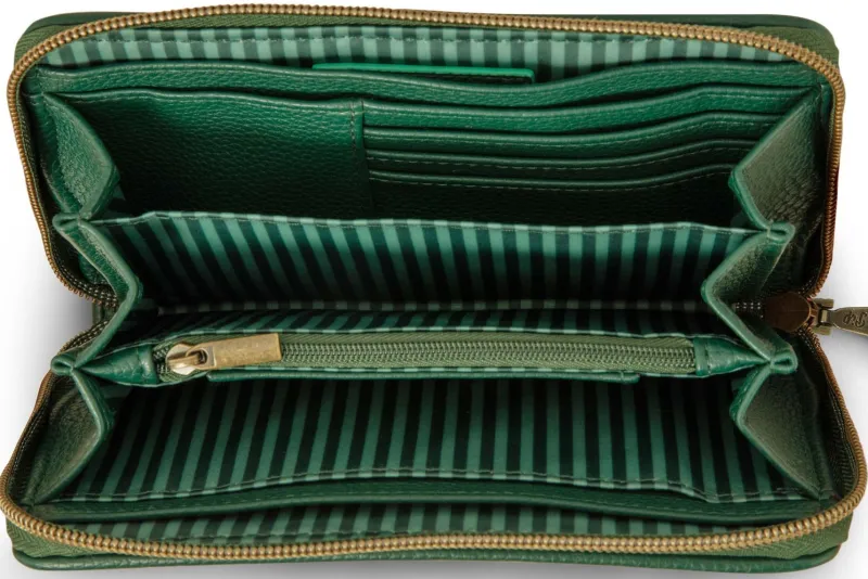 Pip Studio Taschen|Geldbörsen|Willow Geldbörse Streifen Grün