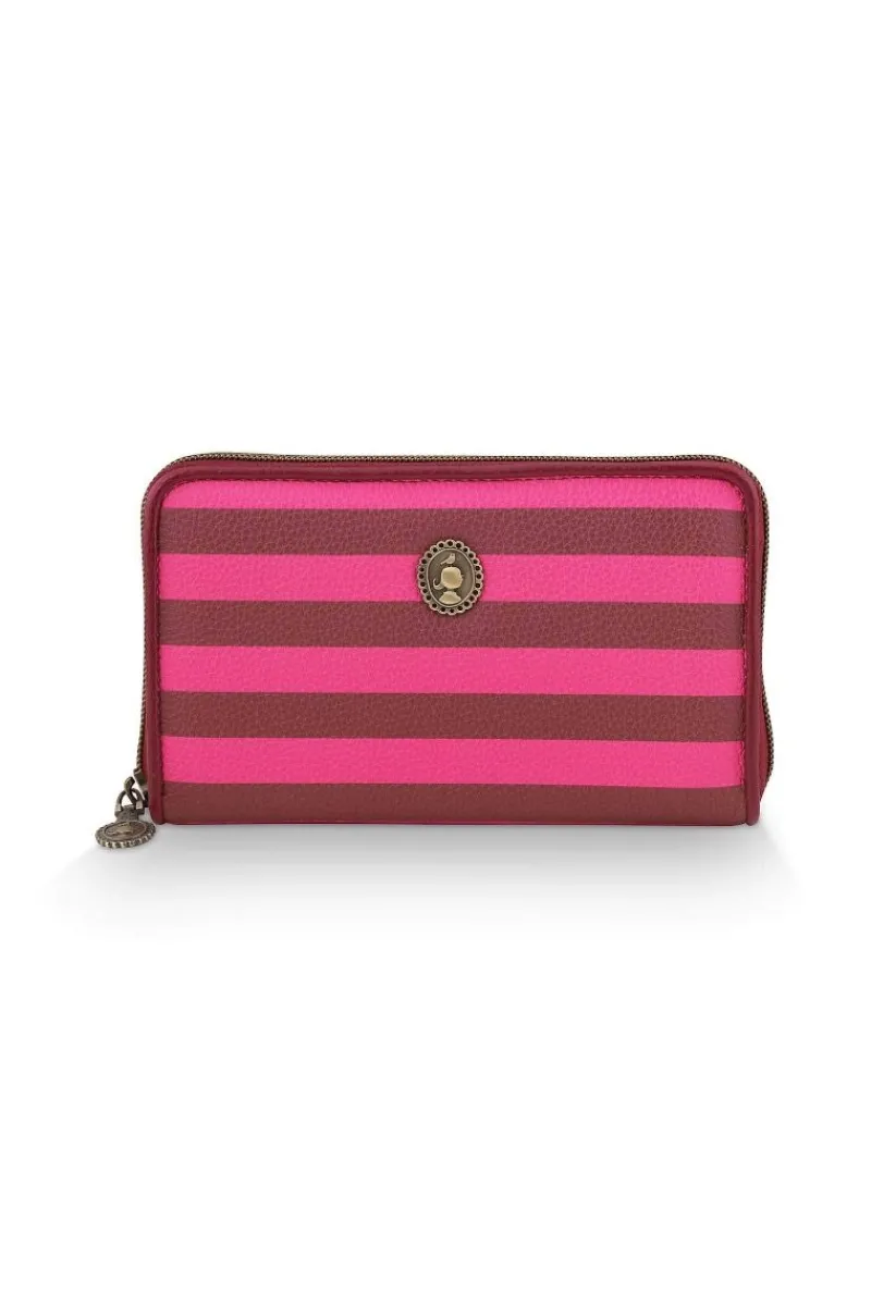 Pip Studio Taschen|Geldbörsen|Willow Geldbörse Streifen Rosa