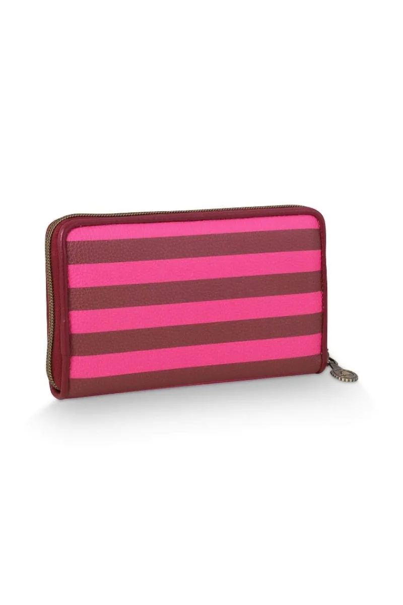 Pip Studio Taschen|Geldbörsen|Willow Geldbörse Streifen Rosa