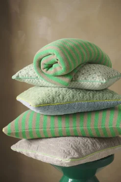 Pip Studio Zierkissen|Bettkissen|Zierkissen Bonsoir Stripe Grün
