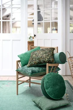 Pip Studio Zierkissen|Bettkissen|Zierkissen Quadratisches Tutti I Fiori Grün