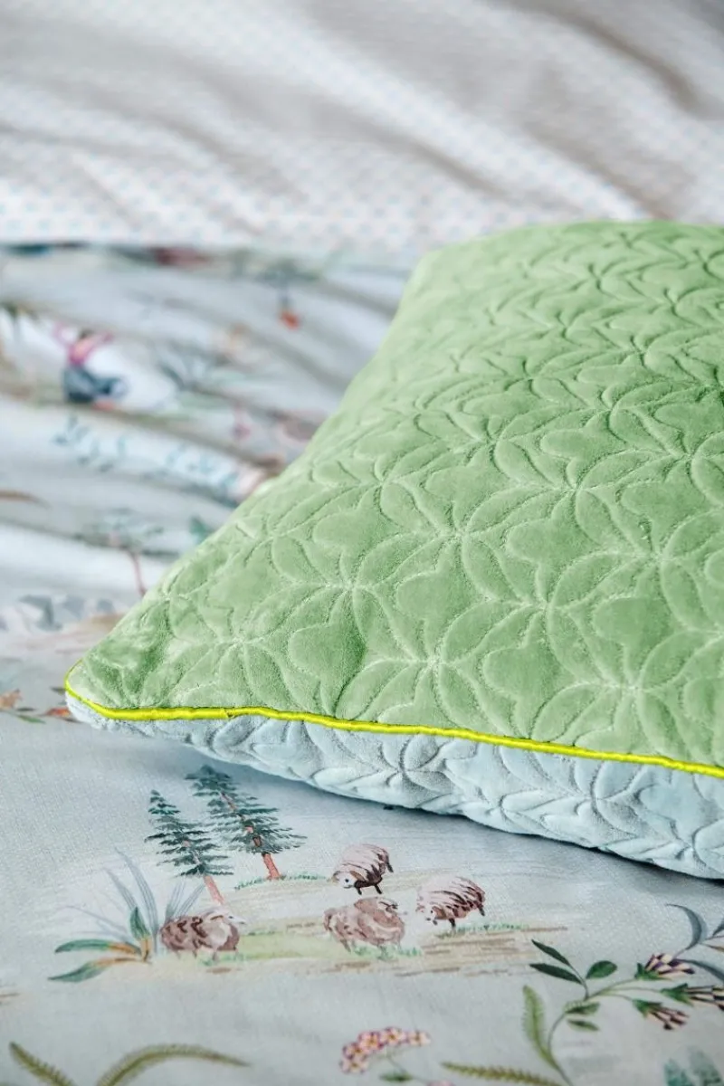 Pip Studio Zierkissen|Bettkissen|Zierkissen Quilty Dreams Blau Grün