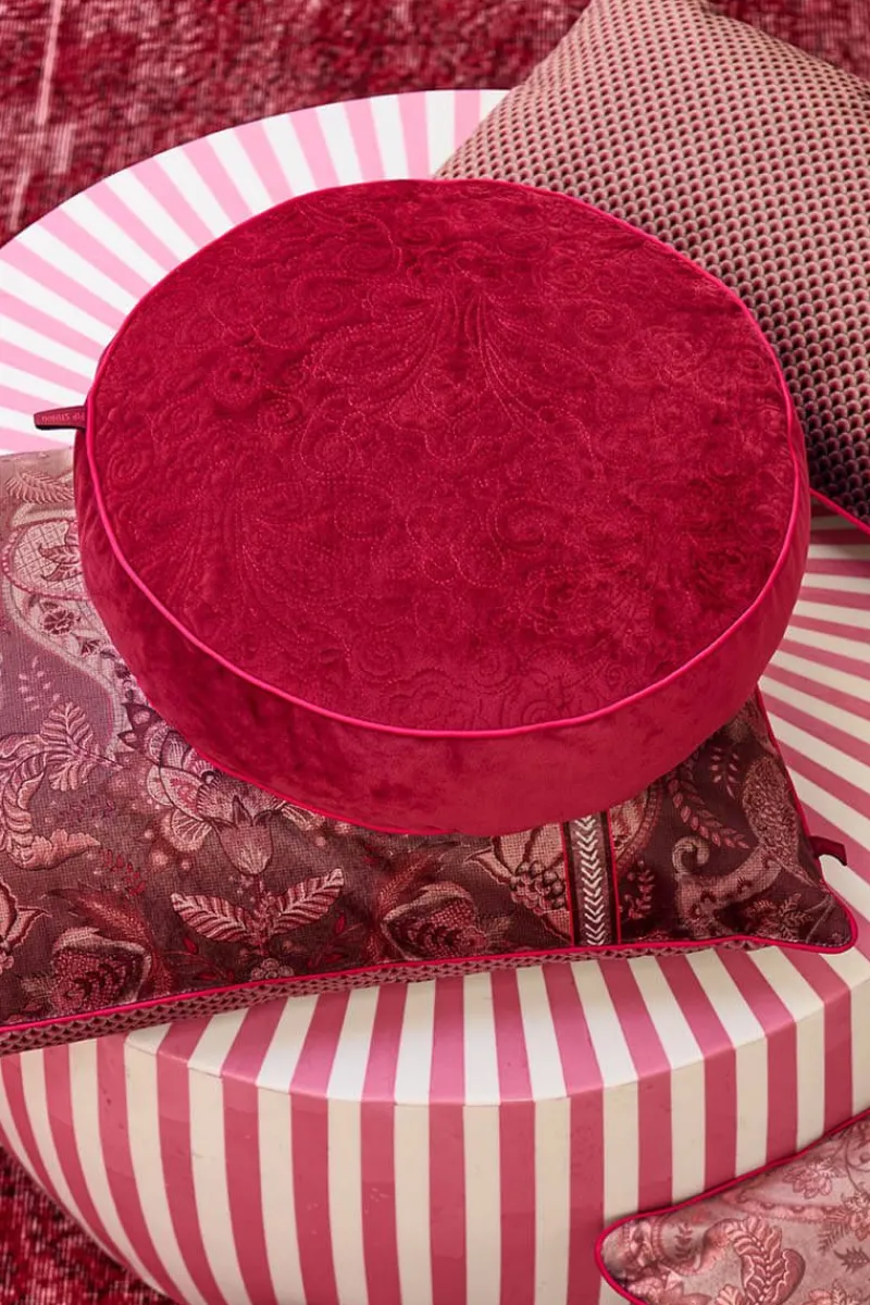 Pip Studio Zierkissen|Bettkissen|Zierkissen Rund Quiltey Days Rosa