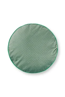 Pip Studio Zierkissen|Bettkissen|Zierkissen Rund Quiltey Days Grün