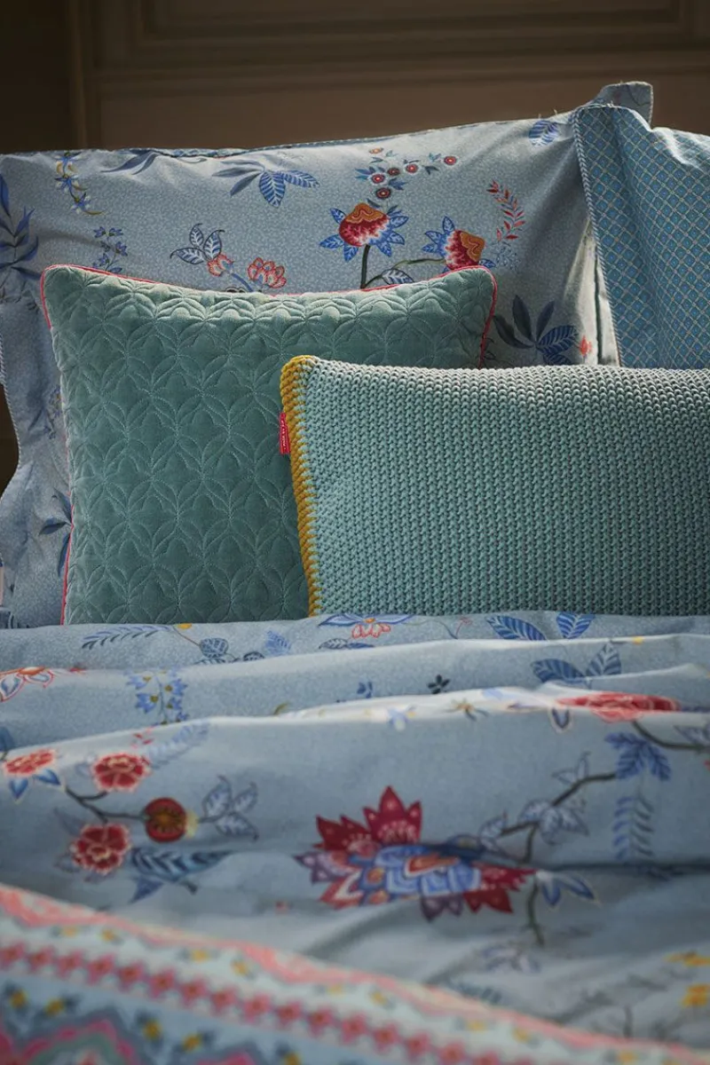 Pip Studio Zierkissen|Bettkissen|Zierkissen Samt Quilty Dreams Khaki
