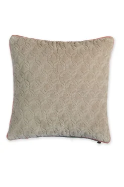 Pip Studio Zierkissen|Bettkissen|Zierkissen Samt Quilty Dreams Khaki