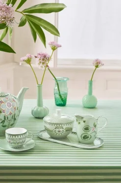 Pip Studio Milchkännchen|Zuckerdose Lily&Lotus Fliesen Hell Grün