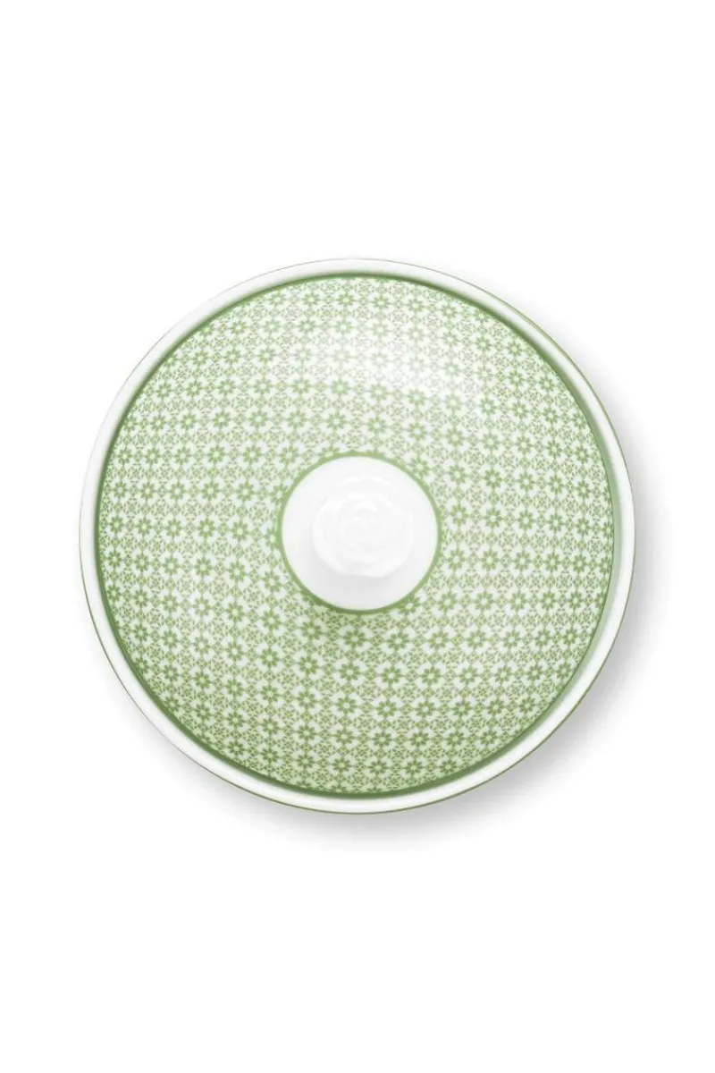 Pip Studio Milchkännchen|Zuckerdose Lily&Lotus Fliesen Hell Grün